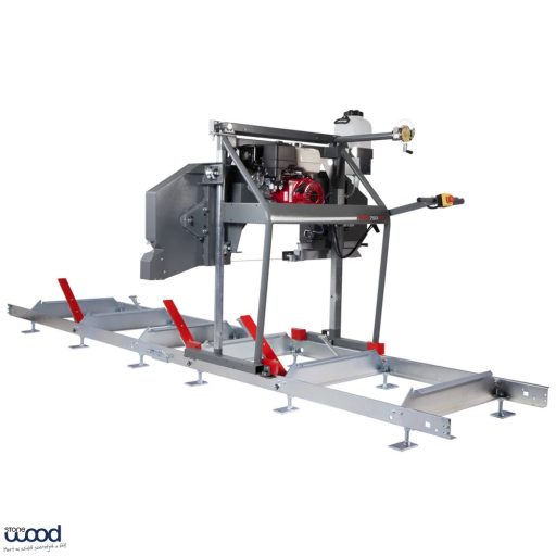 PILOUS CTR 550 GX MOBIL – Benzinmotoros, utánfutós rönk szalagfűrész